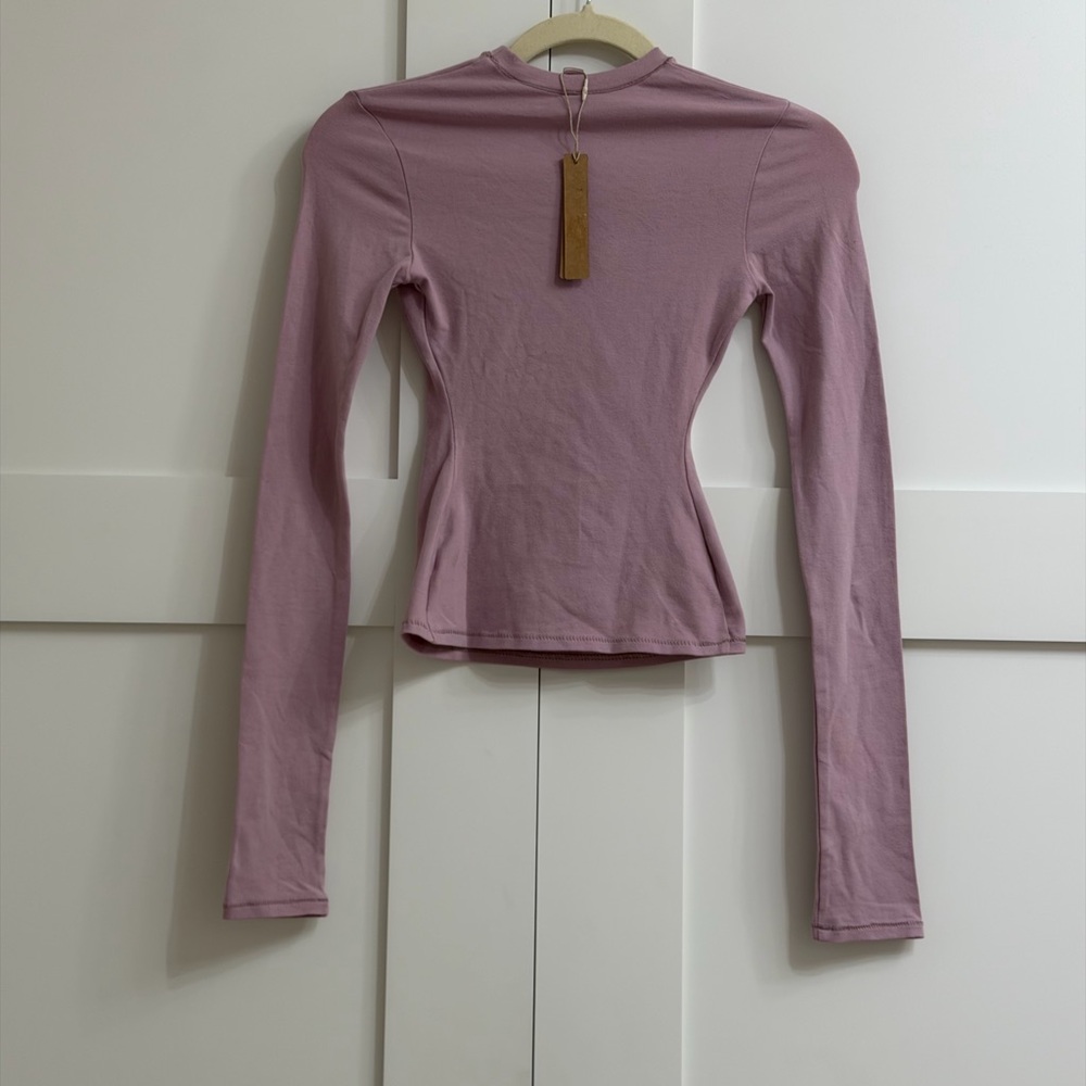 NWT Skims Cotton Jersey Long Sleeve
T-Shirt XXS - Picture 3 of 6